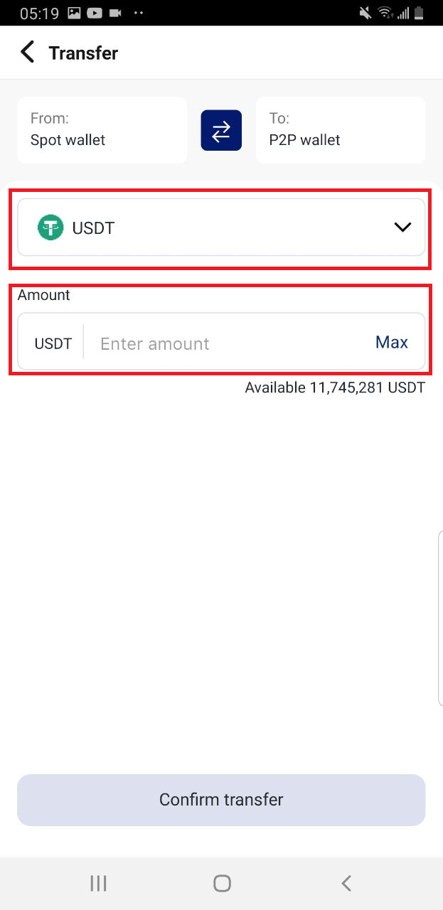 how to transfer from crypto visa card to fiat wallet