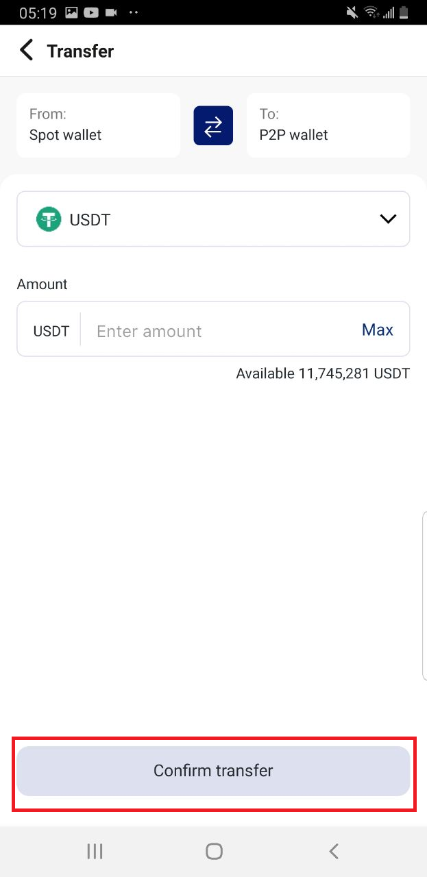 how to transfer money from crypto to fiat wallet